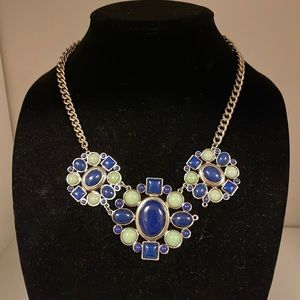 A beautiful blue and green necklace